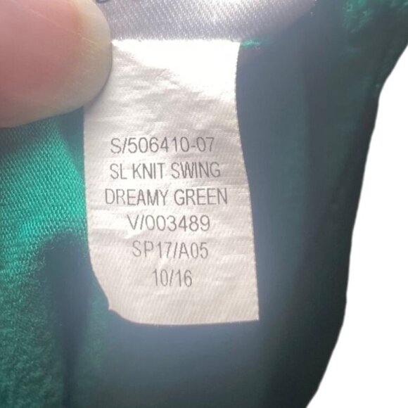 Old Navy Dreamy Green SL Knit Swing Dress  M - Picture 4 of 5